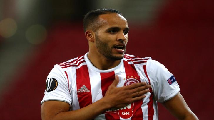 Olympiakos striker Youssef El-Arabi